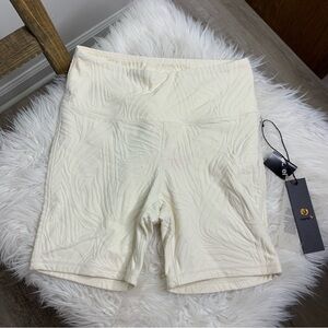 Mono B Textured Zebra Bike Shorts